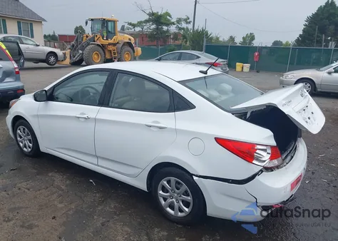 2014 Hyundai Accent Gls z USA, uszkodzony, nr VIN KMHCT4AE5EU694332